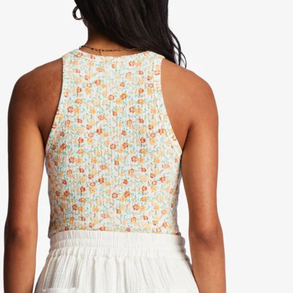 Billabong Floral Tomboy Tank Size S NWT - Picture 2 of 11
